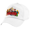 5-Panel Cap White, 100% Cotton (Twill), (UNISEX, ONE SIZE)