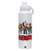 1L Stainless Steel Thermal Bottle with Phone Holder & Double Wall Insulation