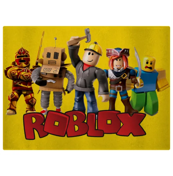 Roblox squad — Επιφάνεια κοπής γυάλινη (38x28cm)