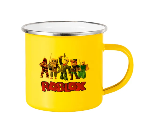 Roblox squad — Yellow Enamel Metallic Cup 360ml