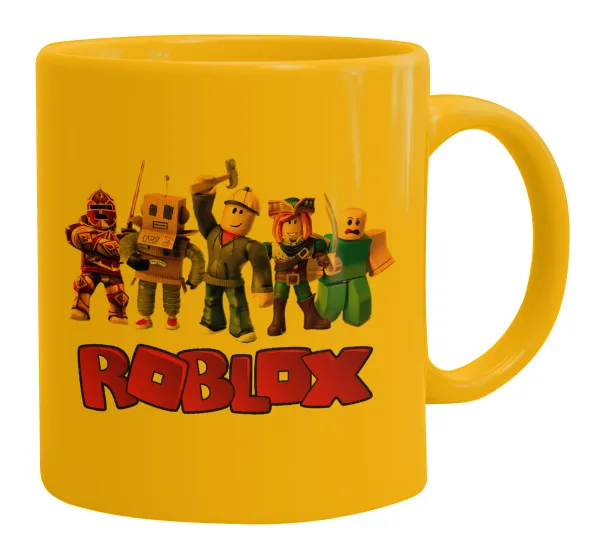 Roblox squad — Ceramic coffee mug yellow, 330ml