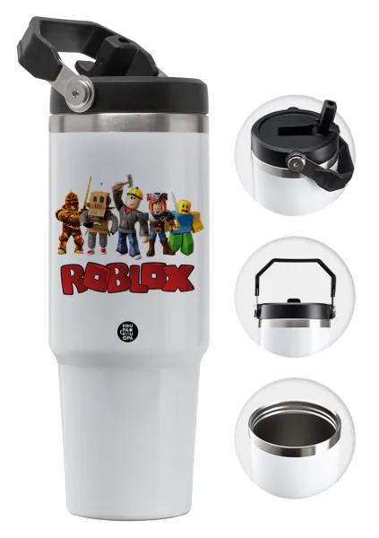 Roblox squad — 30oz stainless Steel Tumbler with Handle