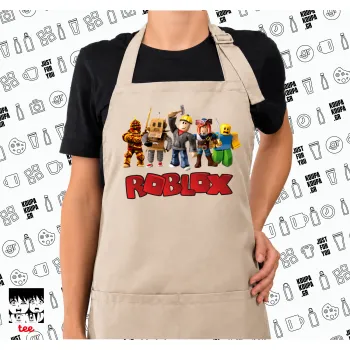 Roblox squad, Ποδιά μακριά Σεφ ολόσωμη με τσέπες SAND (ΕΝΗΛΙΚΩΝ)