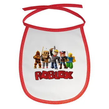 Roblox squad, Σαλιάρα μωρού αλέκιαστη με κορδόνι Κόκκινη