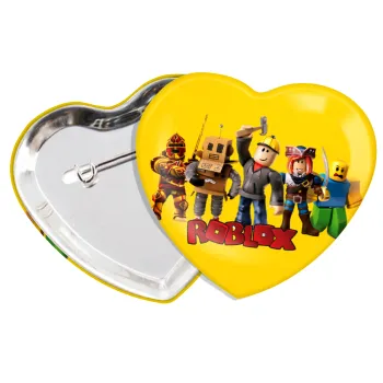 Roblox squad, Κονκάρδα παραμάνα καρδιά (57x52mm)