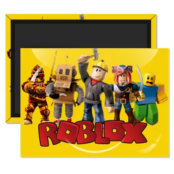 Roblox squad, Ορθογώνιο μαγνητάκι ψυγείου διάστασης 9x6cm