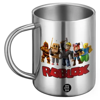 Roblox squad, Ανοξείδωτη Μεταλλική Κούπα 450ml - Διπλού Τοιχώματος