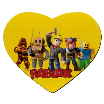 Roblox squad, Mousepad heart 23x20cm