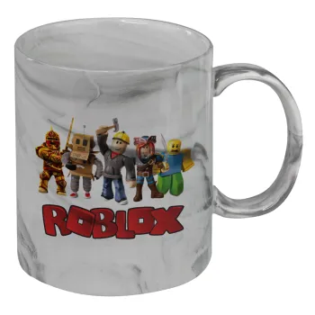 Roblox squad, Κούπα κεραμική, marble style (μάρμαρο), 330ml