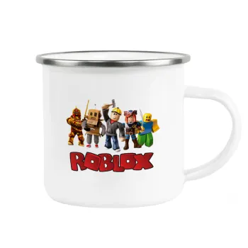 Roblox squad, Κούπα Μεταλλική εμαγιέ λευκη 360ml