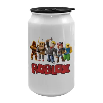 Roblox squad, Κούπα ταξιδιού μεταλλική με καπάκι (tin-can) 500ml