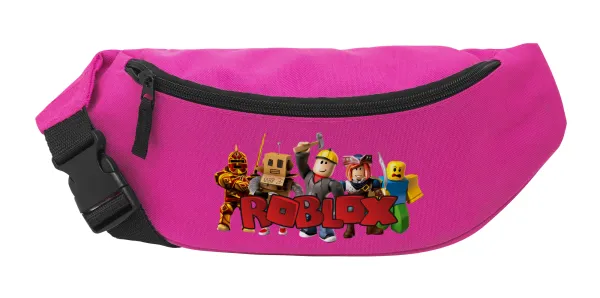 Roblox Rivals — Unisex waist bag (banana) in PINK color with 2 pockets