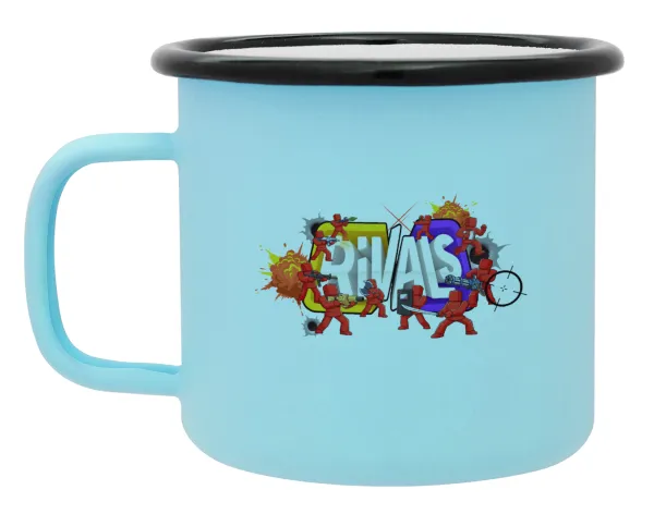 Roblox Rivals — Κούπα Μεταλλική εμαγιέ ΜΑΤ σιέλ 360ml