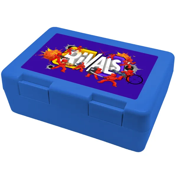 Roblox Rivals — Children's cookie container BLUE 185x128x65mm (BPA free plastic)