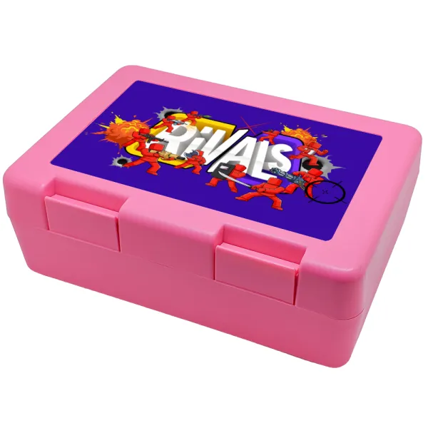 Roblox Rivals — Children's cookie container PINK 185x128x65mm (BPA free plastic)