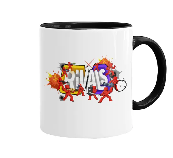 Roblox Rivals — Mug colored black, ceramic, 330ml