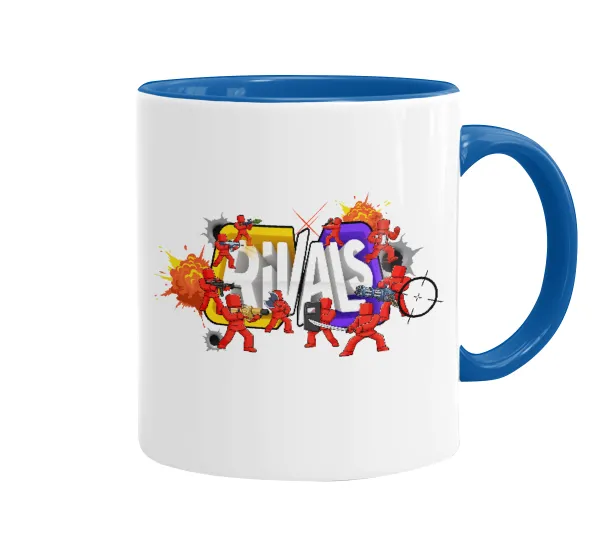 Roblox Rivals — Κούπα χρωματιστή μπλε, κεραμική, 330ml
