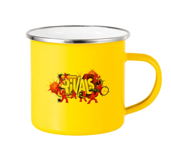 Roblox Rivals — Yellow Enamel Metallic Cup 360ml