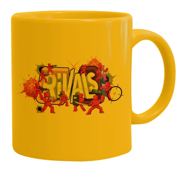 Roblox Rivals — Ceramic coffee mug yellow, 330ml