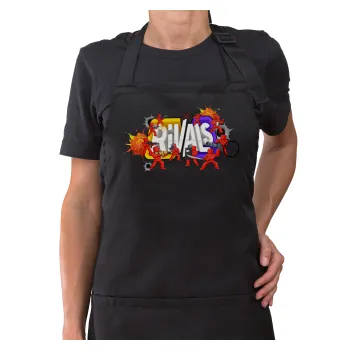 Roblox Rivals, Ποδιά μακριά Σεφ ολόσωμη με τσέπες Μαύρη (ΕΝΗΛΙΚΩΝ)