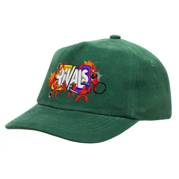 Roblox Rivals, Children's Baseball Cap, 100% Cotton Drill, GREEN (COTTON, CHILDREN'S, ONE SIZE)