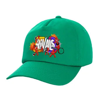 Roblox Rivals, Adult Baseball Cap, 100% Cotton, Green (COTTON, ADULT, UNISEX, ONE SIZE)
