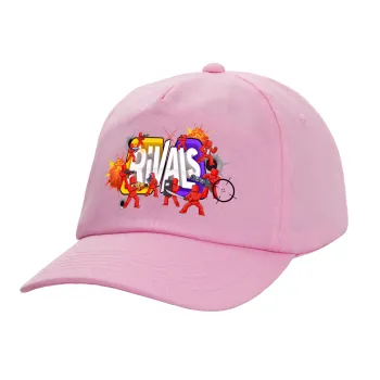 Roblox Rivals, Adult Baseball Cap, 100% Cotton, PINK (COTTON, ADULT, UNISEX, ONE SIZE)