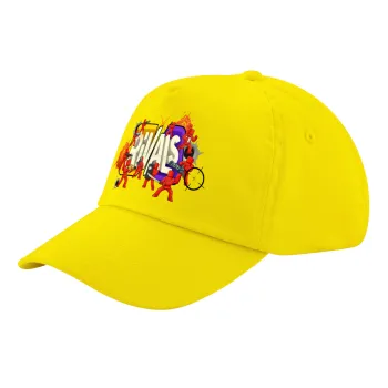 Roblox Rivals, Child's Baseball Cap, 100% Cotton Twill, Yellow (COTTON, CHILD, UNISEX, ONE SIZE)