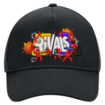 Roblox Rivals, Καπέλο Ενηλίκων Ultimate ΜΑΥΡΟ, (100% ΒΑΜΒΑΚΕΡΟ DRILL, ΕΝΗΛΙΚΩΝ, UNISEX, ONE SIZE)