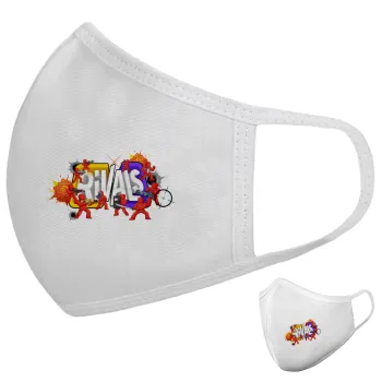 Roblox Rivals, Μάσκα υφασμάτινη υψηλής άνεσης παιδική (Δώρο πλαστική θήκη)