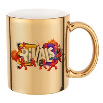 Roblox Rivals, Κούπα κεραμική, χρυσή καθρέπτης, 330ml