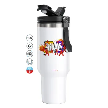 Roblox Rivals, Mega Stainless steel Tumbler with lid, double wall 1,2L