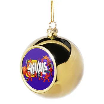 Roblox Rivals, Στολίδι Χριστουγεννιάτικη μπάλα δένδρου Χρυσή 8cm