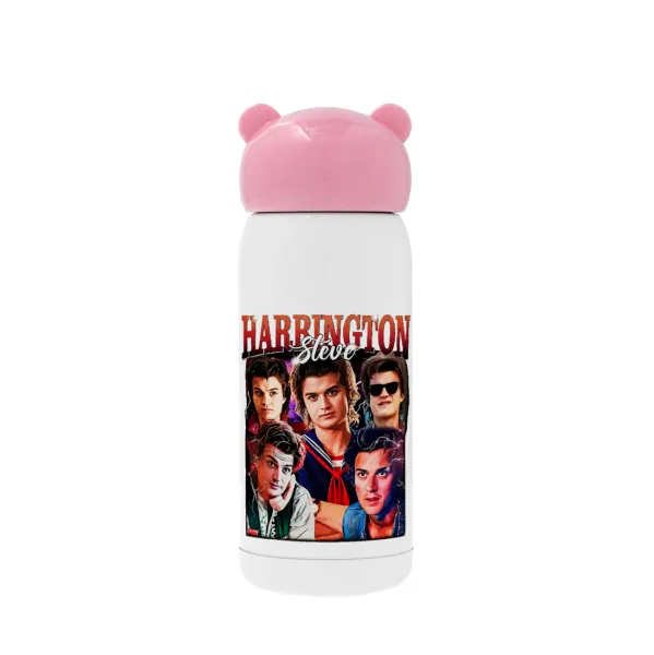 Steve Harrington — Ροζ ανοξείδωτο παγούρι θερμό (Stainless steel), 320ml