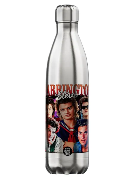 Steve Harrington — Inox (Stainless steel) hot metal mug, double wall, 750ml