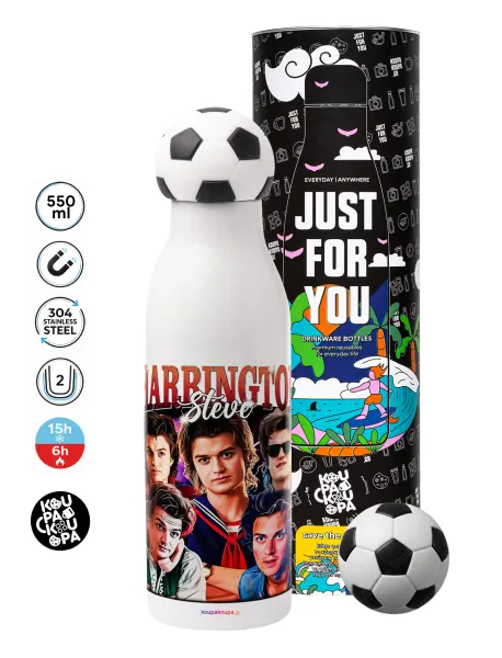 Steve Harrington — Soccer Metal mug thermos, double wall, 550ml
