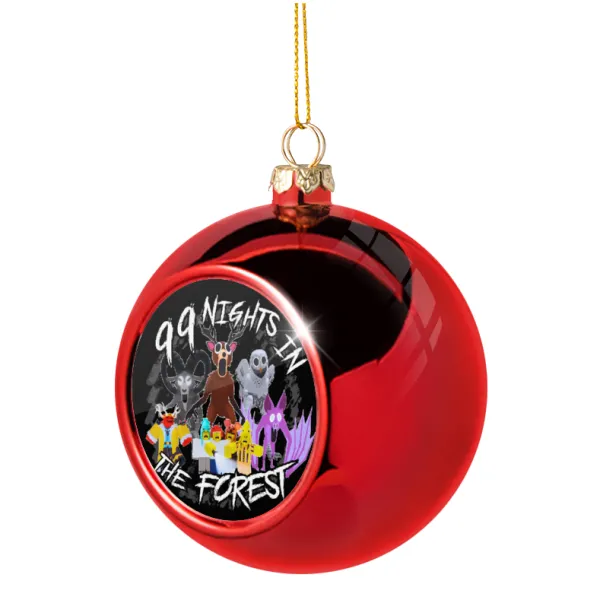 Roblox 99 nights in the forest — Christmas tree ball Red 8cm