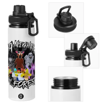 Roblox 99 nights in the forest, Μεταλλικό παγούρι νερού με καπάκι ασφαλείας, αλουμινίου 850ml