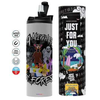 Roblox 99 nights in the forest, Tumbler stainless steel GREY 600ml