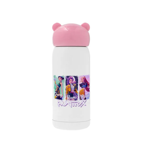 HUNTR/X K-pop girl group — Ροζ ανοξείδωτο παγούρι θερμό (Stainless steel), 320ml