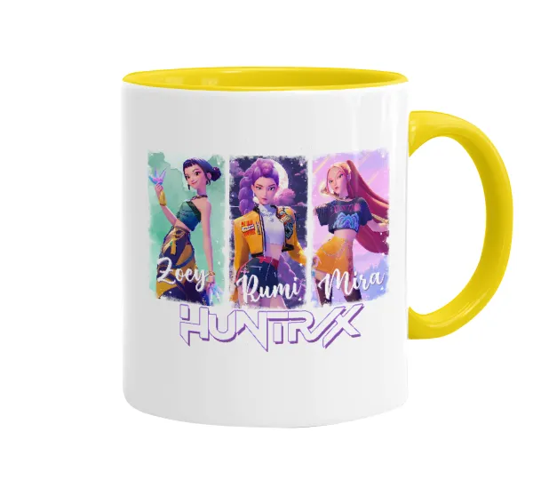 HUNTR/X K-pop girl group — Κεραμική Κίτρινη, 330ml
