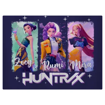 HUNTR/X K-pop girl group, Επιφάνεια κοπής γυάλινη (38x28cm)