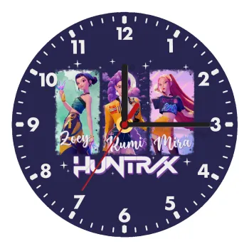HUNTR/X K-pop girl group, Ρολόι τοίχου ξύλινο (20cm)