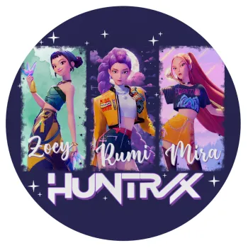 HUNTR/X K-pop girl group, Mousepad Στρογγυλό 20cm