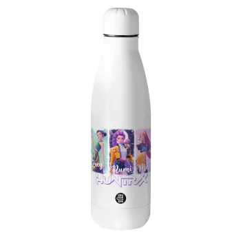HUNTR/X K-pop girl group, Μεταλλικό παγούρι θερμός (Stainless steel), 500ml