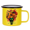 Metallic enamel MATT Yellow cup 360ml