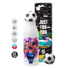 Soccer Metal mug thermos, double wall, 550ml