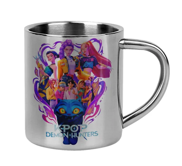 kpop Demon Hunters Huntrix — Mug Stainless steel double wall 300ml