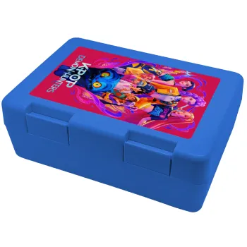 kpop Demon Hunters Huntrix, Children's cookie container BLUE 185x128x65mm (BPA free plastic)