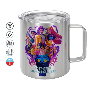 kpop Demon Hunters Huntrix, Κούπα Ανοξείδωτη διπλού τοιχώματος 300ml